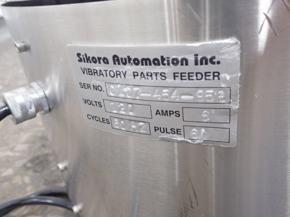 Sikora Vibratory Parts Feeder