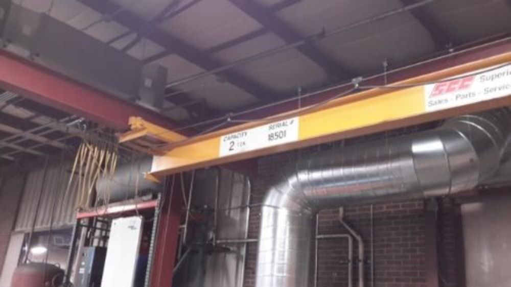 Superior Crane Co. 2 Ton Free Standing Underhung Bridge Crane