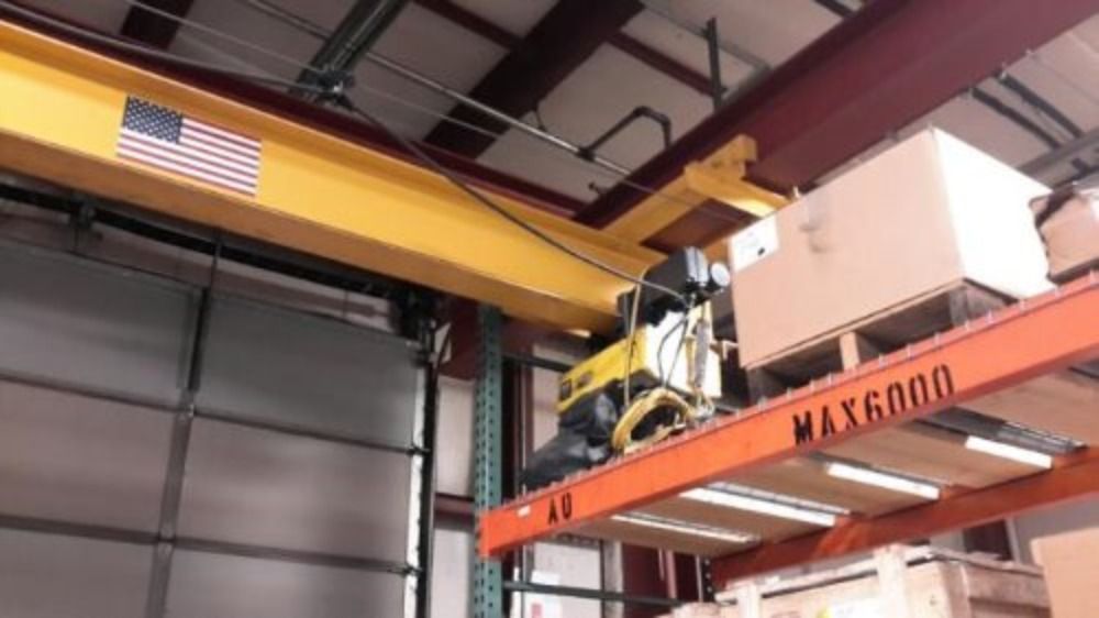 Superior Crane Co. 2 Ton Free Standing Underhung Bridge Crane