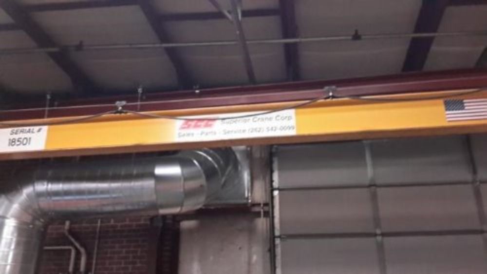 Superior Crane Co. 2 Ton Free Standing Underhung Bridge Crane