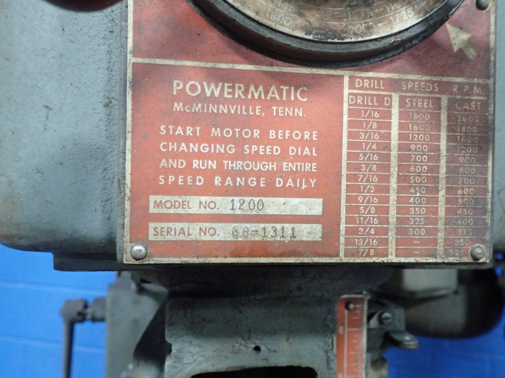 Power Matic Dual Headed Drill Press
