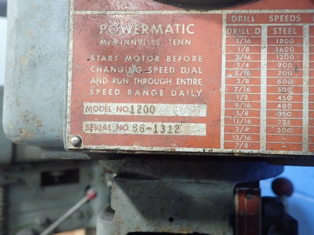 Power Matic Dual Headed Drill Press