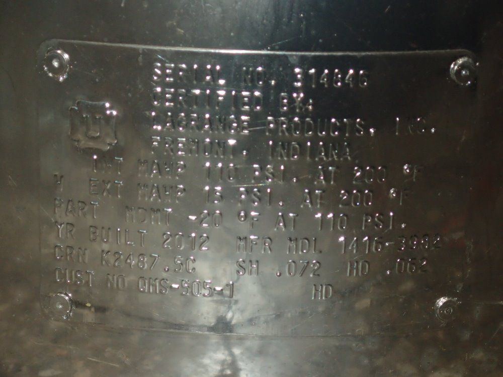 Lagrange/ Binks S/s Paint Pot