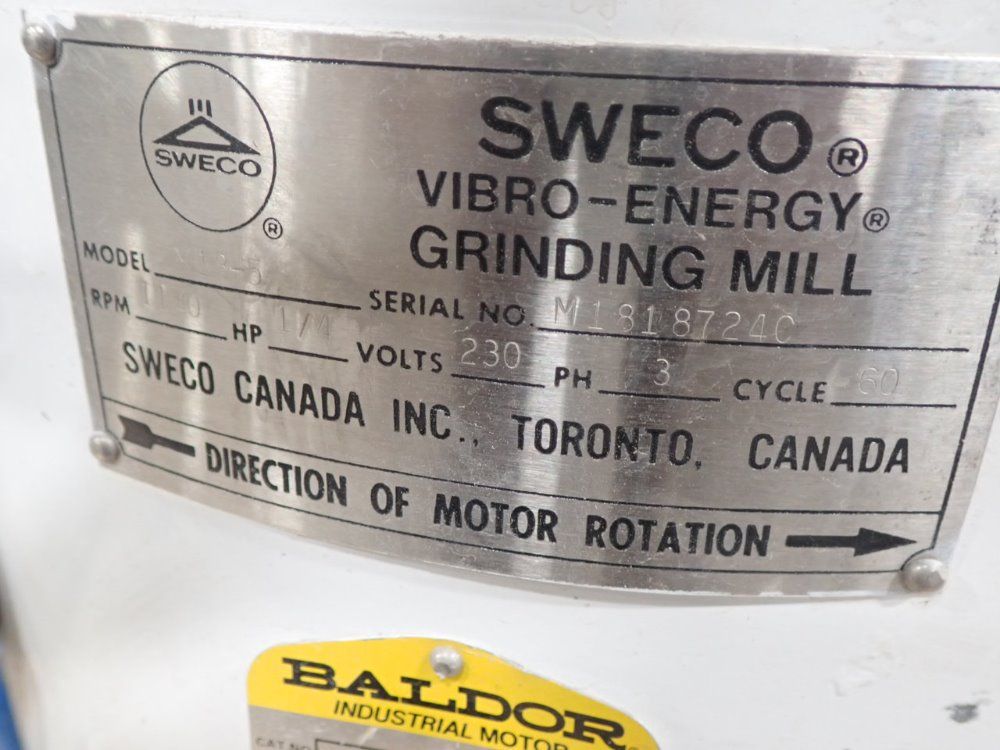 Sweco Grinding Mill