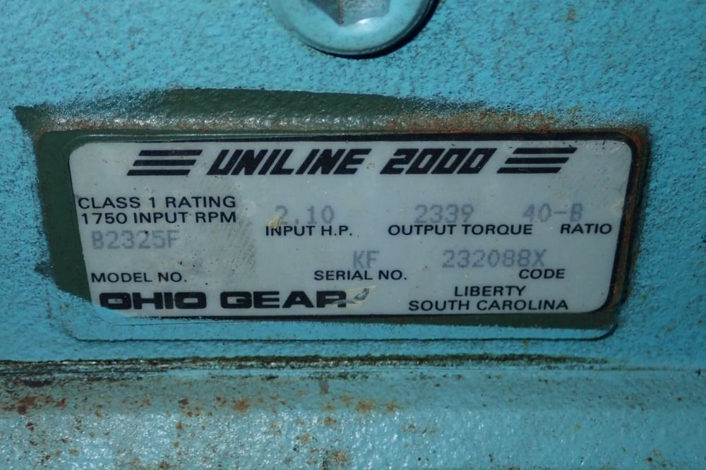 Ohio Gear Gear Reducer