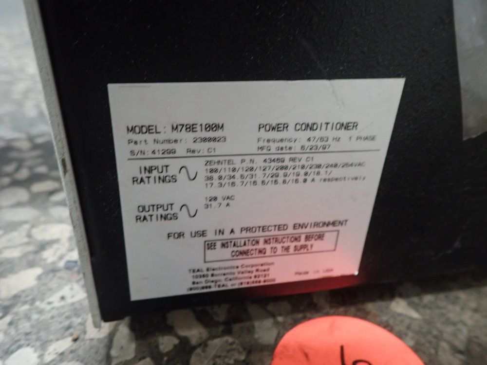 Teal Electrical Power Conditioner