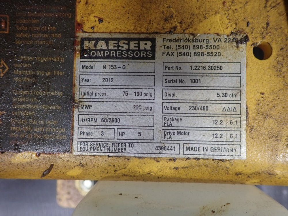 Kaeser Air Compressor