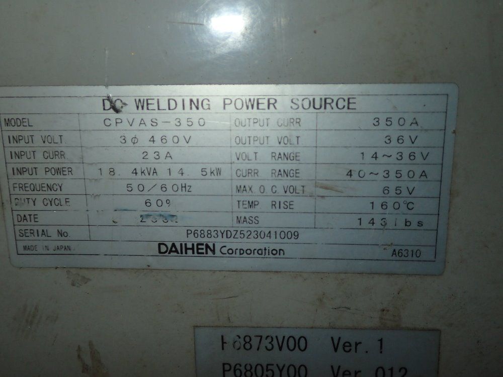 Otc/ Daihen Welding Power Supply