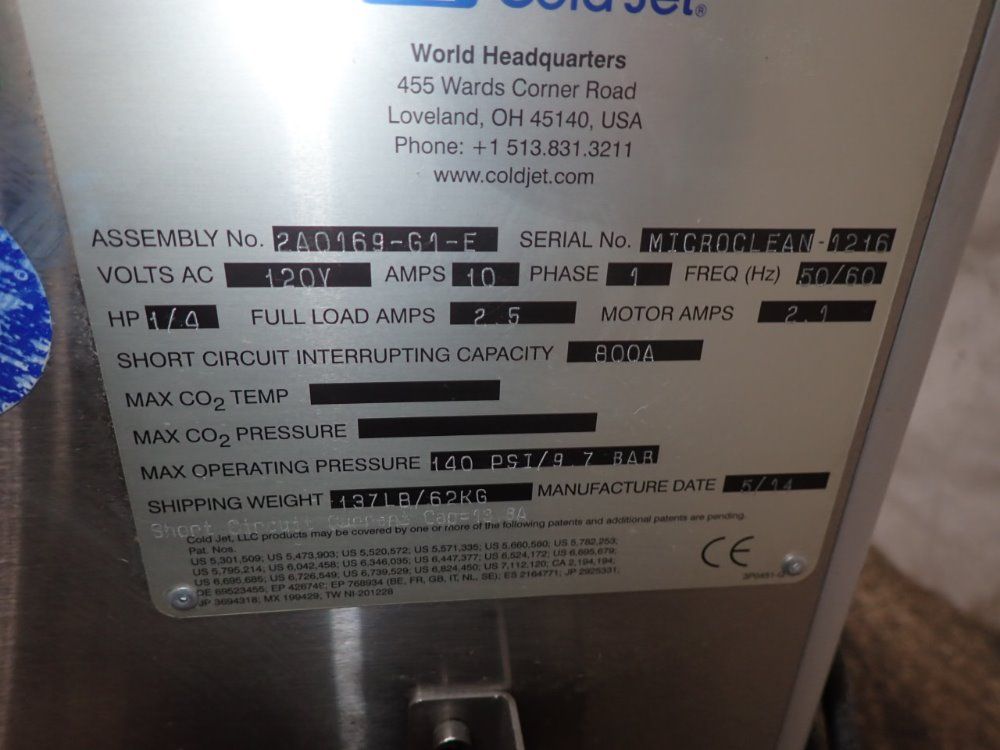 Cold Jet Dry Ice Blaster - Microclean