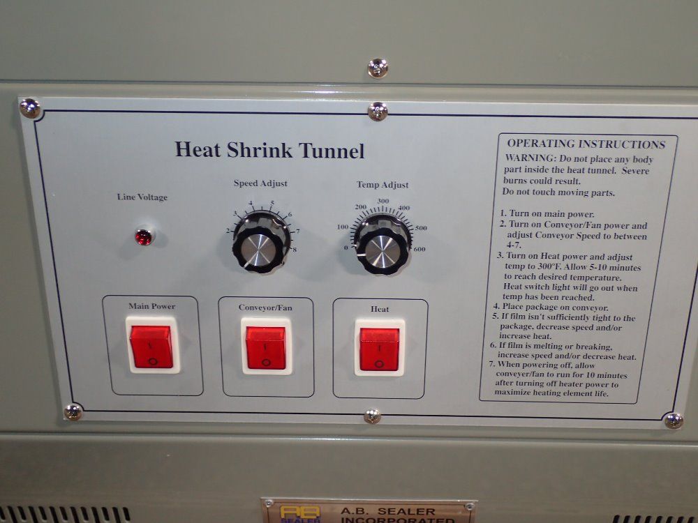 A.b. Sealer Heat Shrink Tunnel