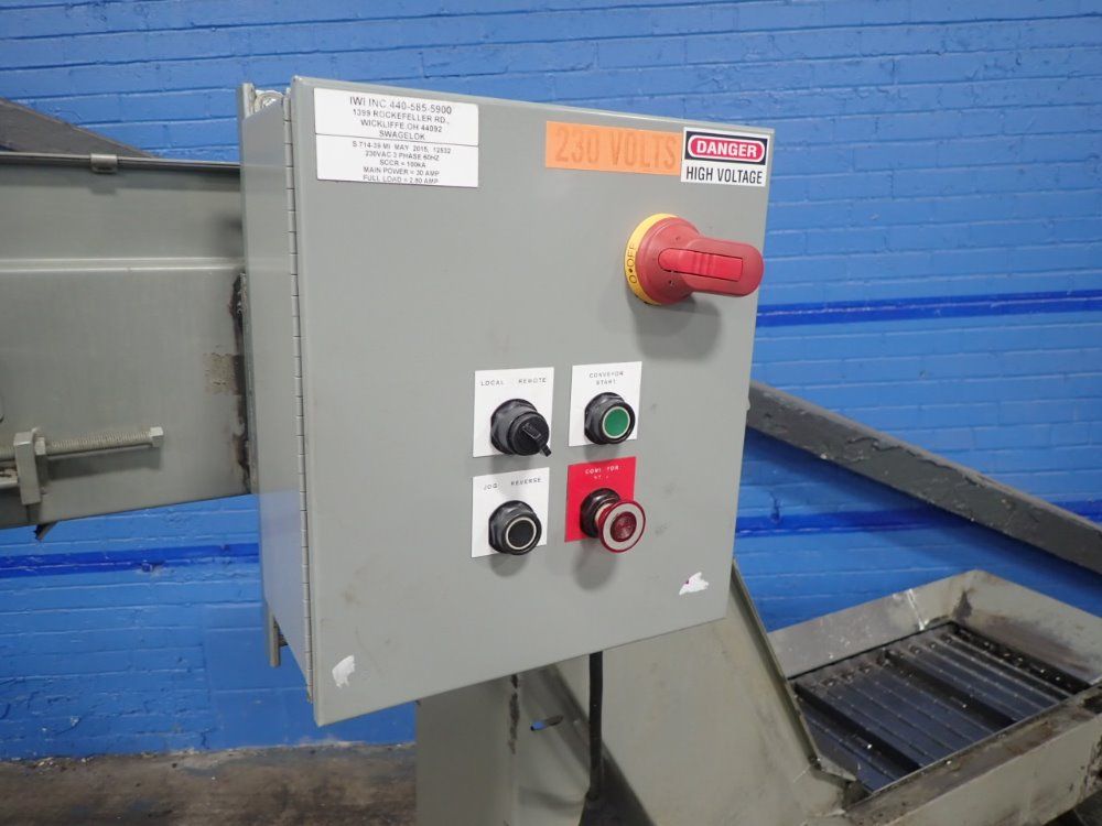 May Fram Incline Chip Conveyor