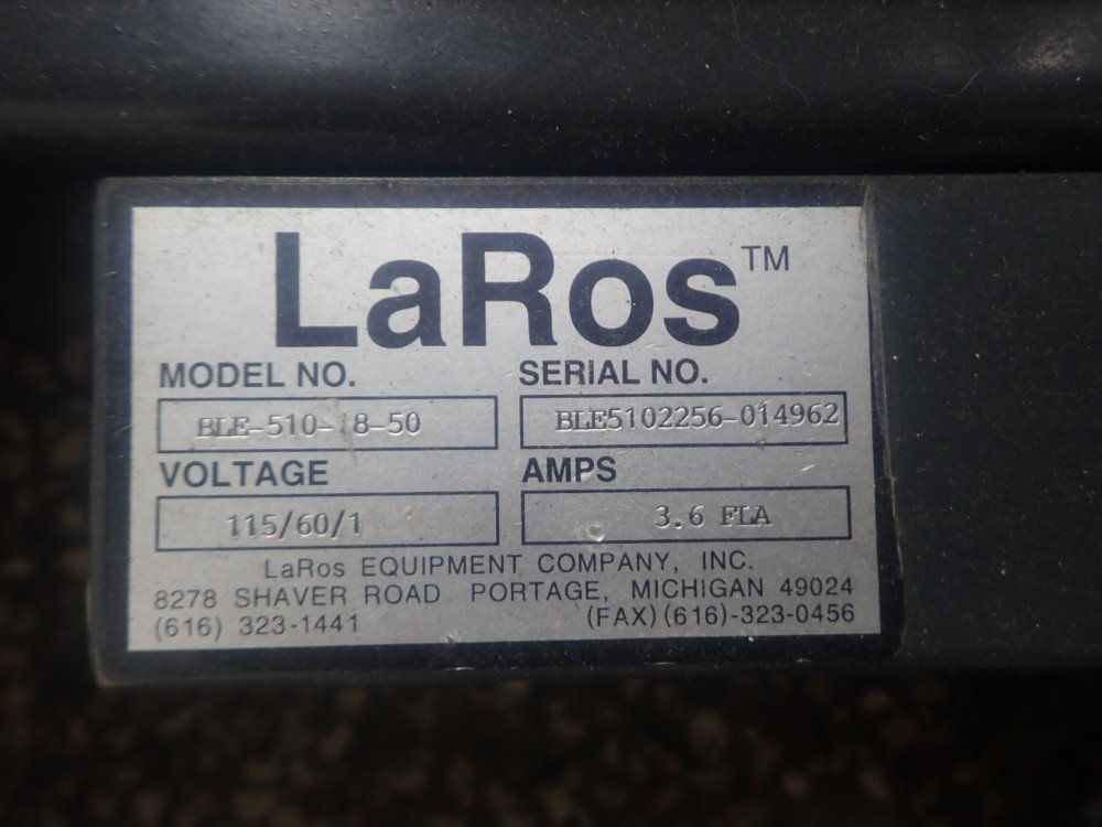 Laros / Gse Conveyor W/ Elevator & Counting Scale