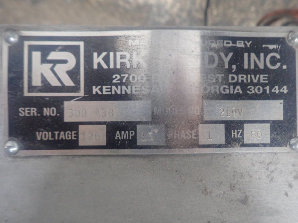 Kirk Rudy Ink Drying System