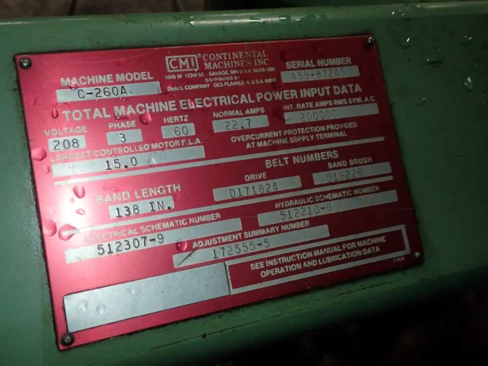 Do-all Horizontal Bandsaw