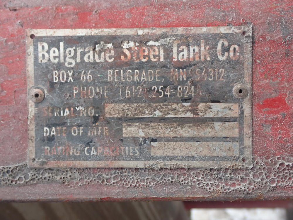 Belgrade 5000 Gallons S/s Tank