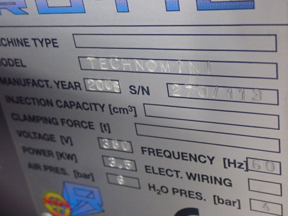 Rutil Technomini Injection Molder - Technomini