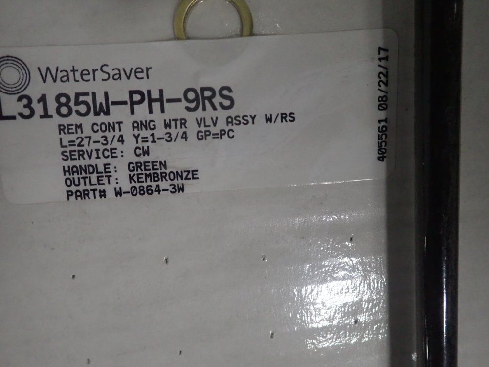 Water Saver Water Valve Assembly