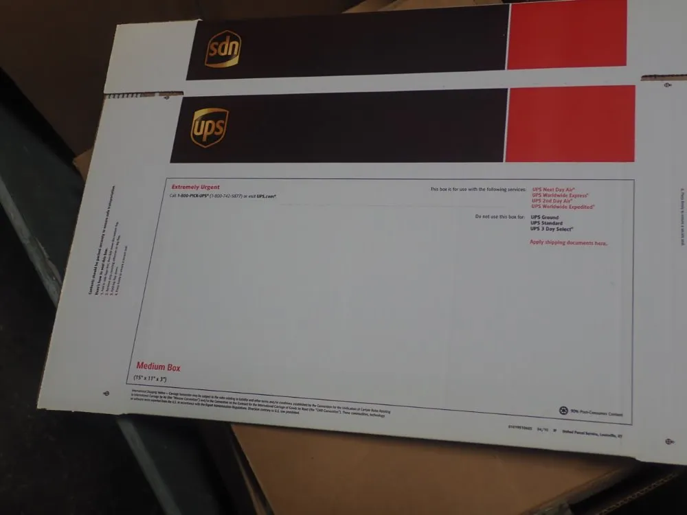Ups Small And Medium Boxes
