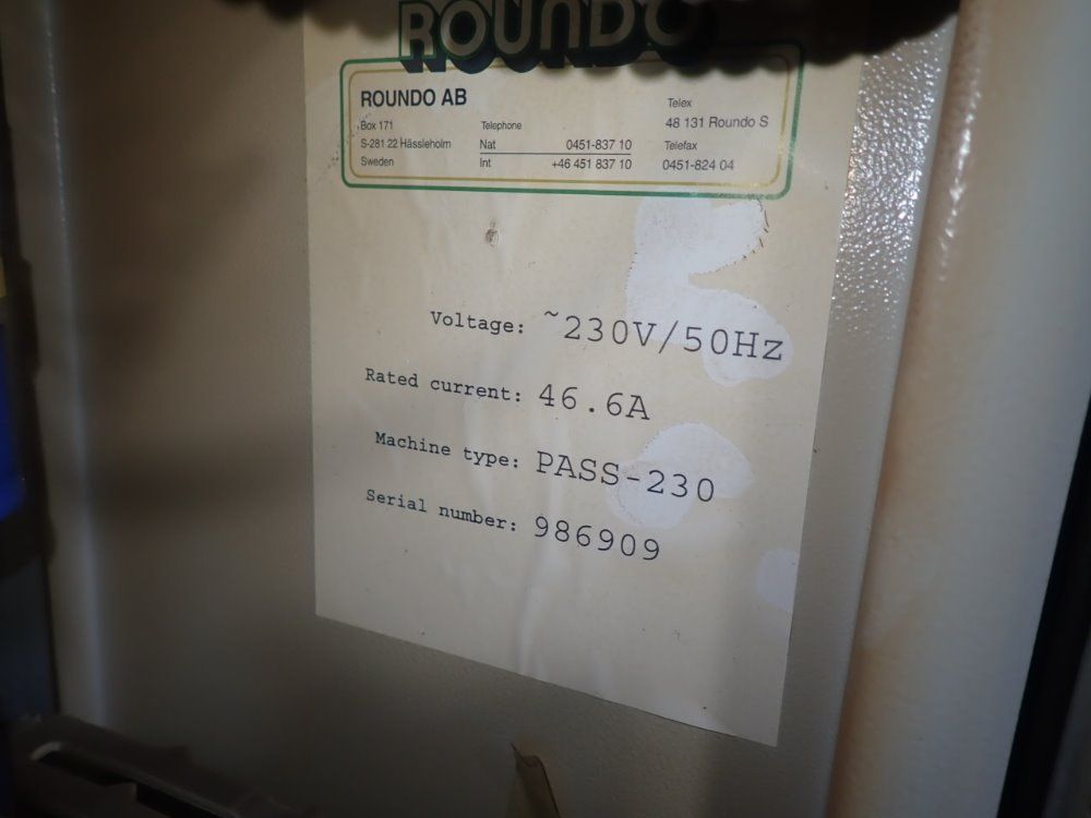 Roundo 48" Pass-230 Plate Bender - Pass-230