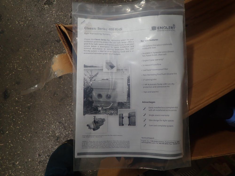 Englert Rain Harvesting System