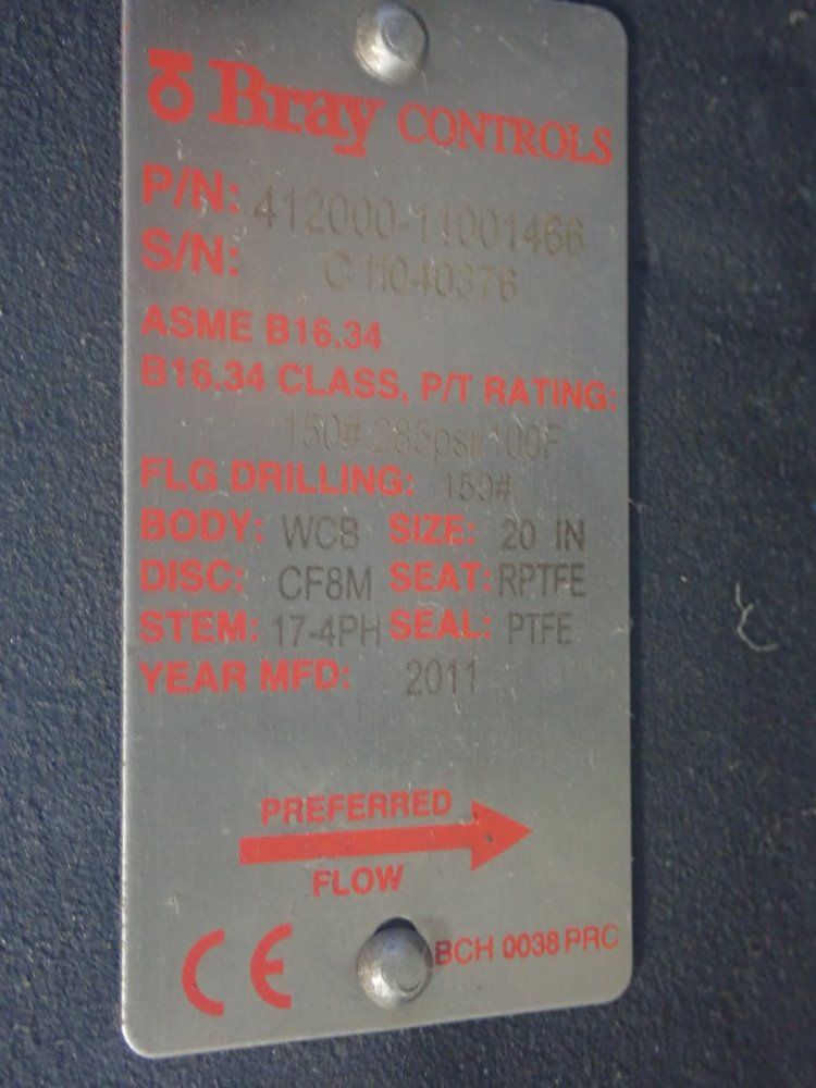 Bray Butterfly Valve