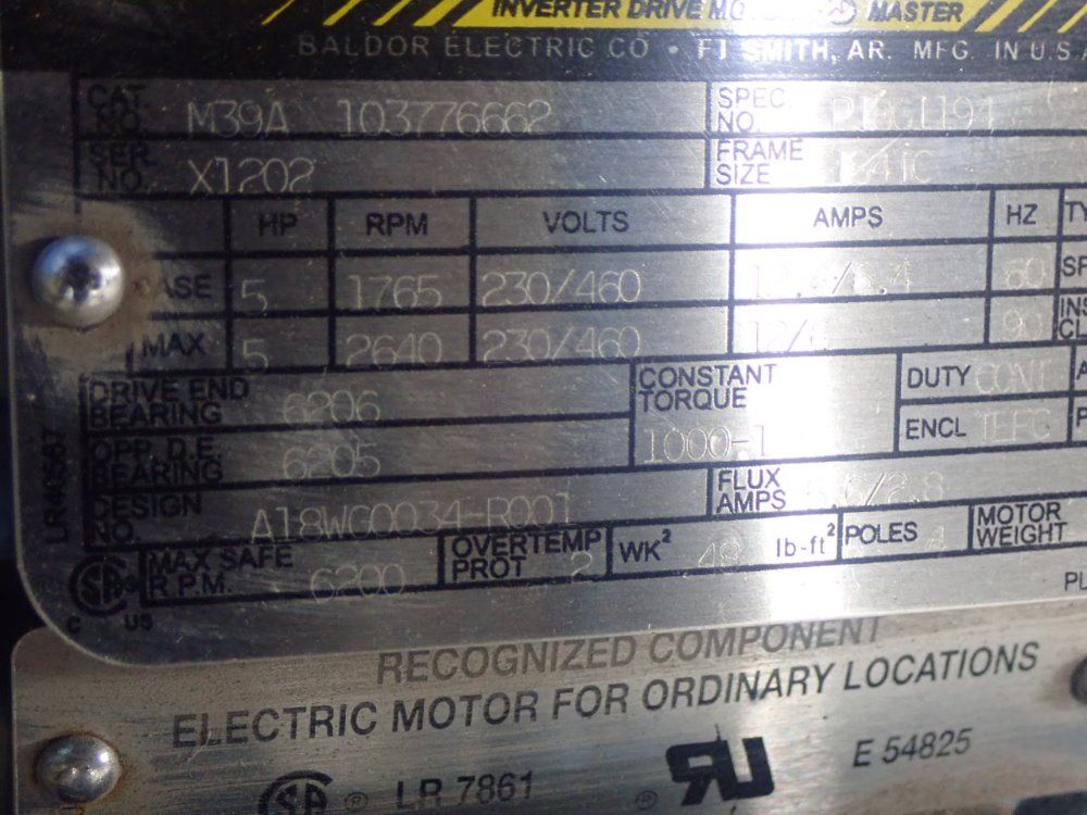 Delroyd/baldor/reliance Gear Drive