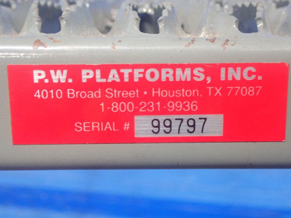 P.w. Platforms Inc Portable Stairs