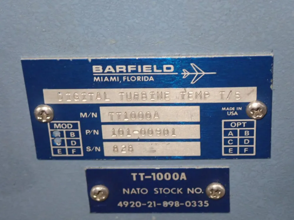 Barfield Digital Turbine Temperature Test Set