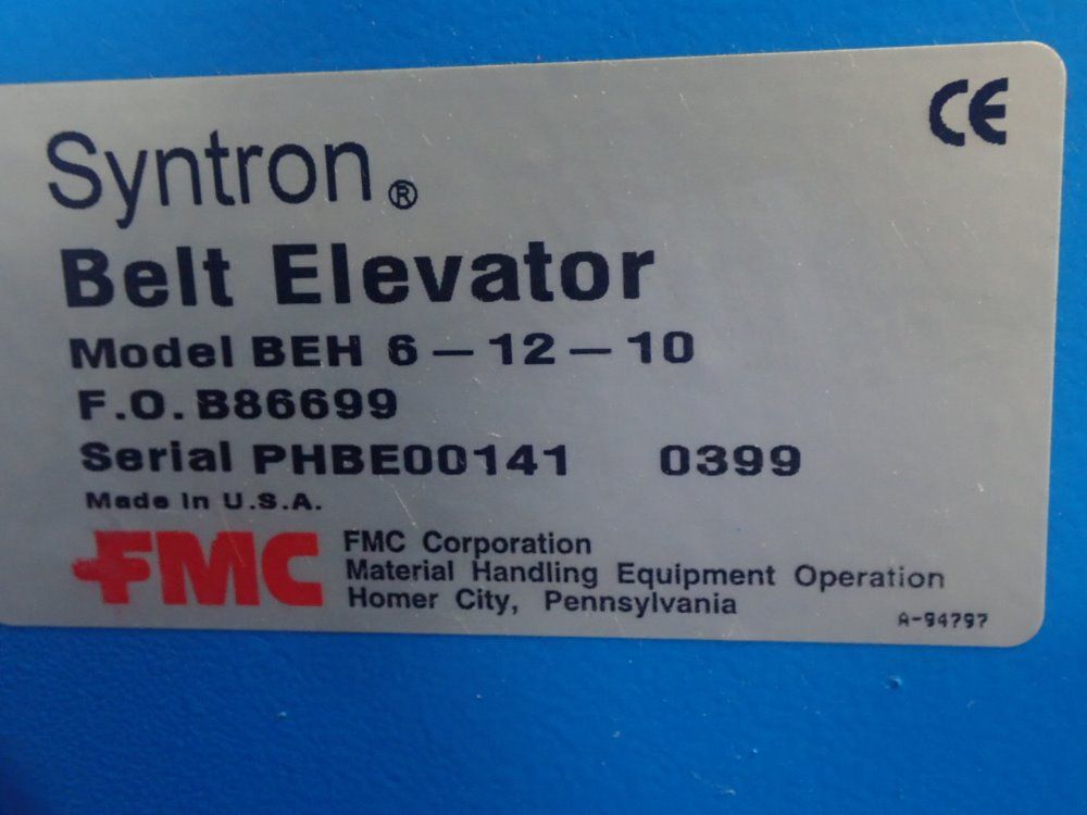 Fms/syntron Elevator Hopper