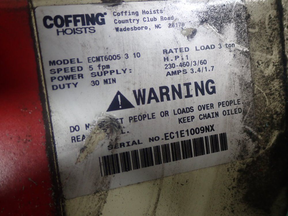 Coffing Electric Hoist