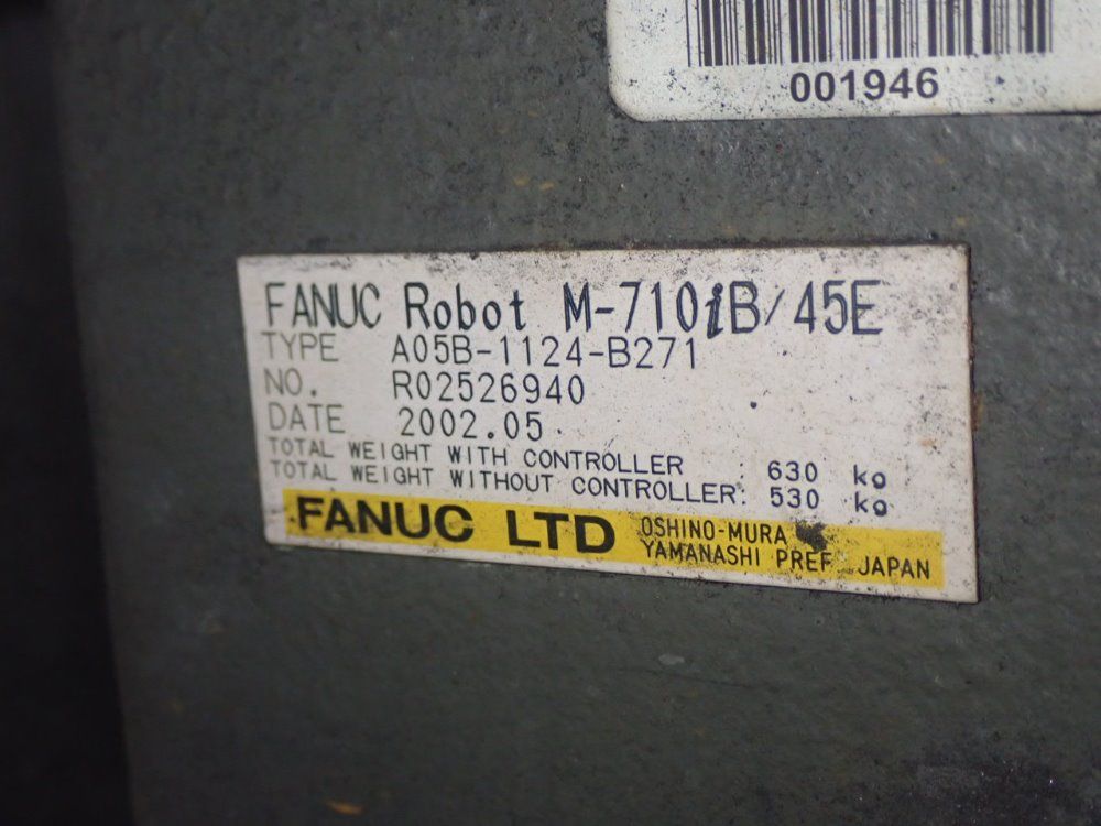 Fanuc M-710ib/45e Robot - M-710ib/45e