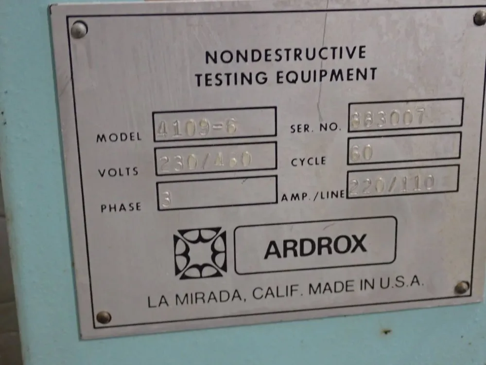 Ardrox/magne-tech Magnetic Particle Inspection Machine
