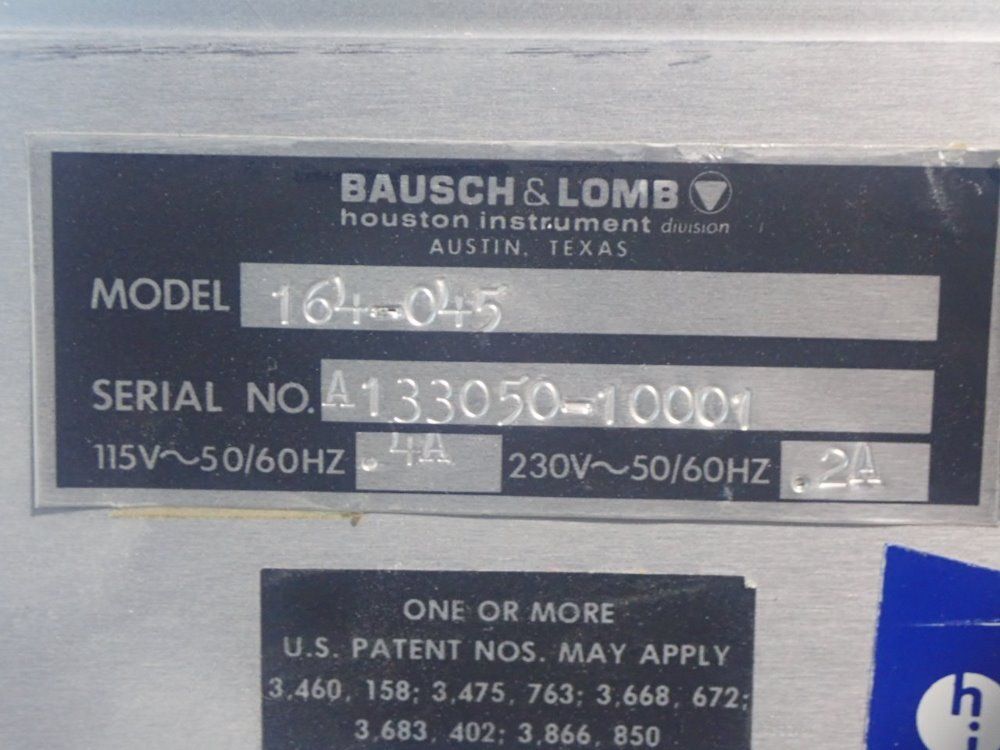 Houston Instrument/omnigraphic Recorder