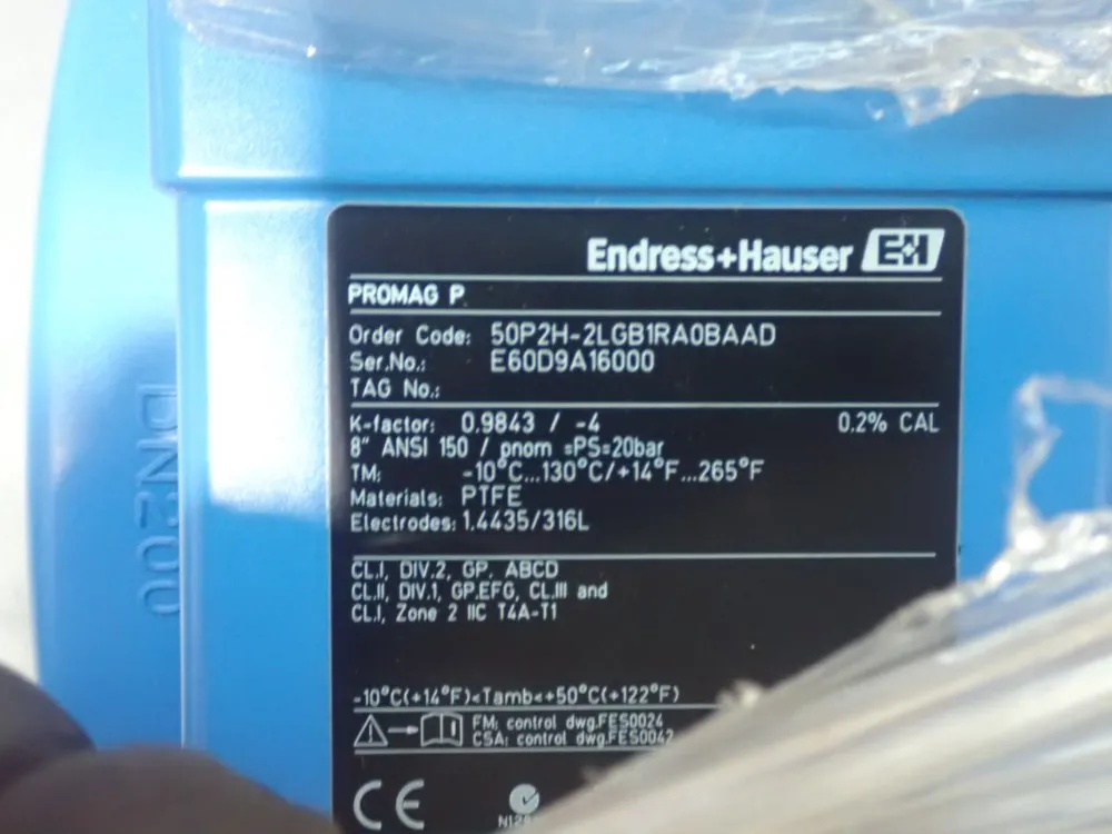 Endress+houser Magnetic Flow Meter