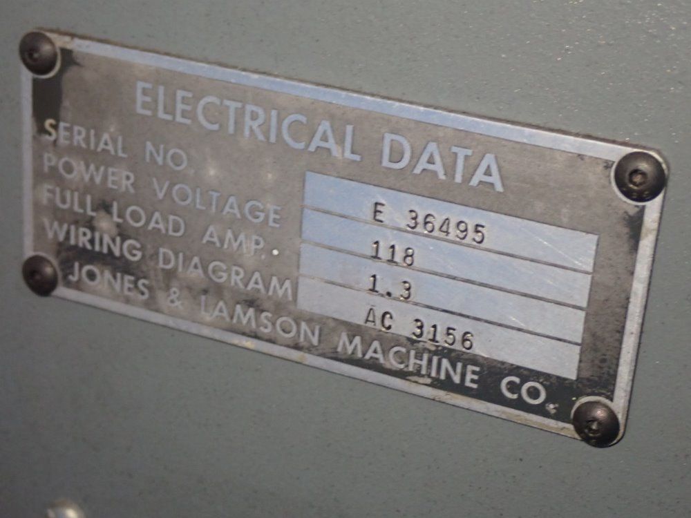 Jones & Lamson Optical Comparator
