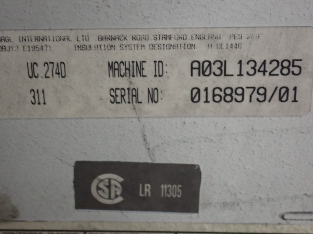 Stamford 80 Kw A03l134285 Generator - A03l134285