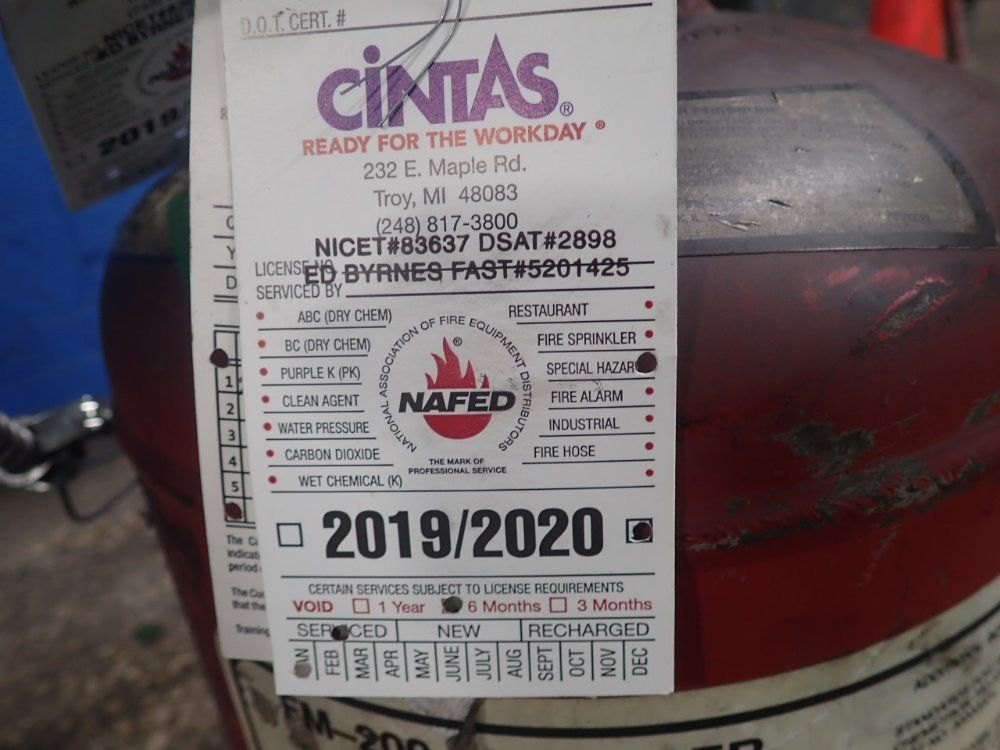 Chemetron Waterless Extinguishing System