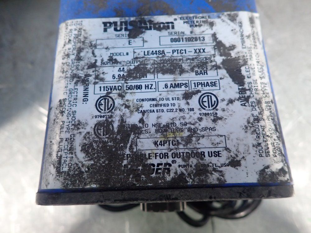 Pulsatron Electrinic Metering Pump