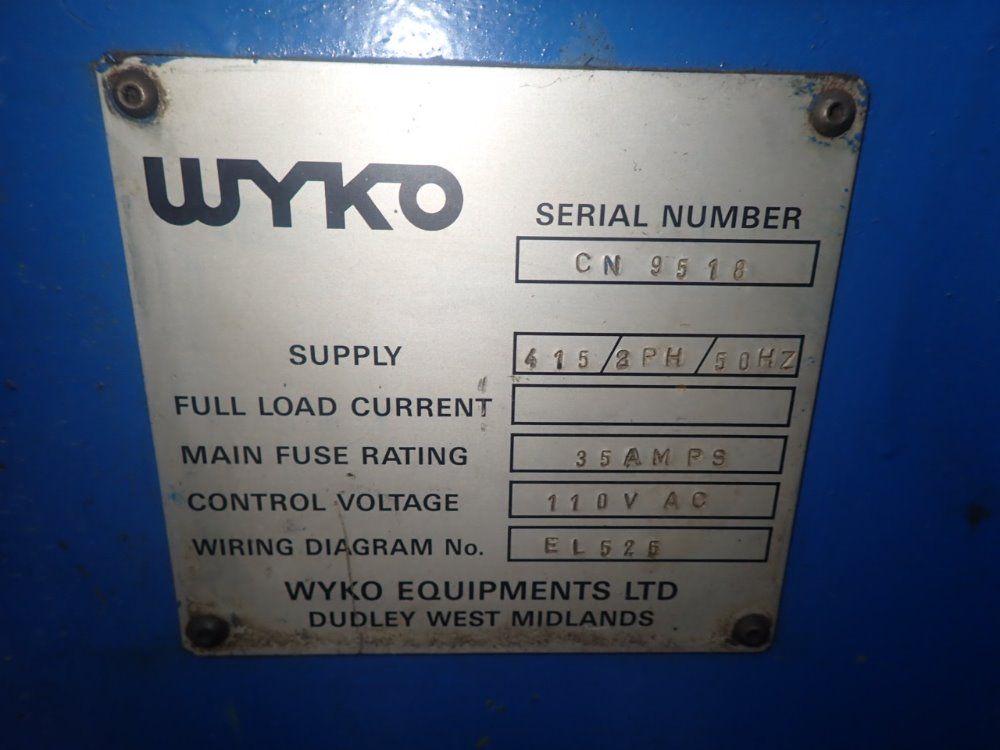 Wyko 10" Straightener