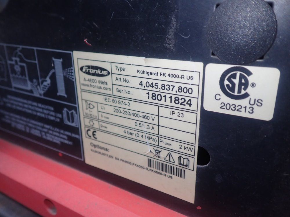 Fronius 500a Transpuls Synergic 5000mv Welder - Transpuls Synergic 5000mv