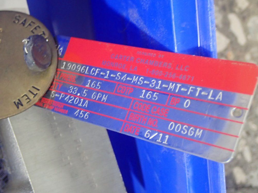 Dresser/carter Chambers Valve