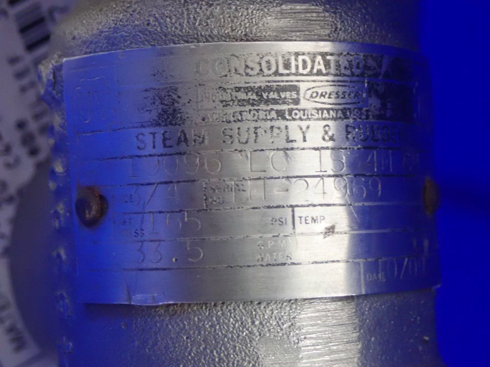 Dresser/carter Chambers Valve