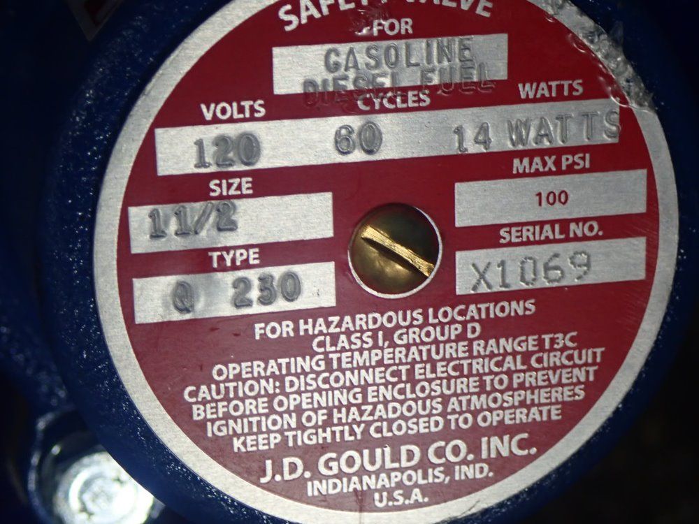 J.d Goulds Safety Valve