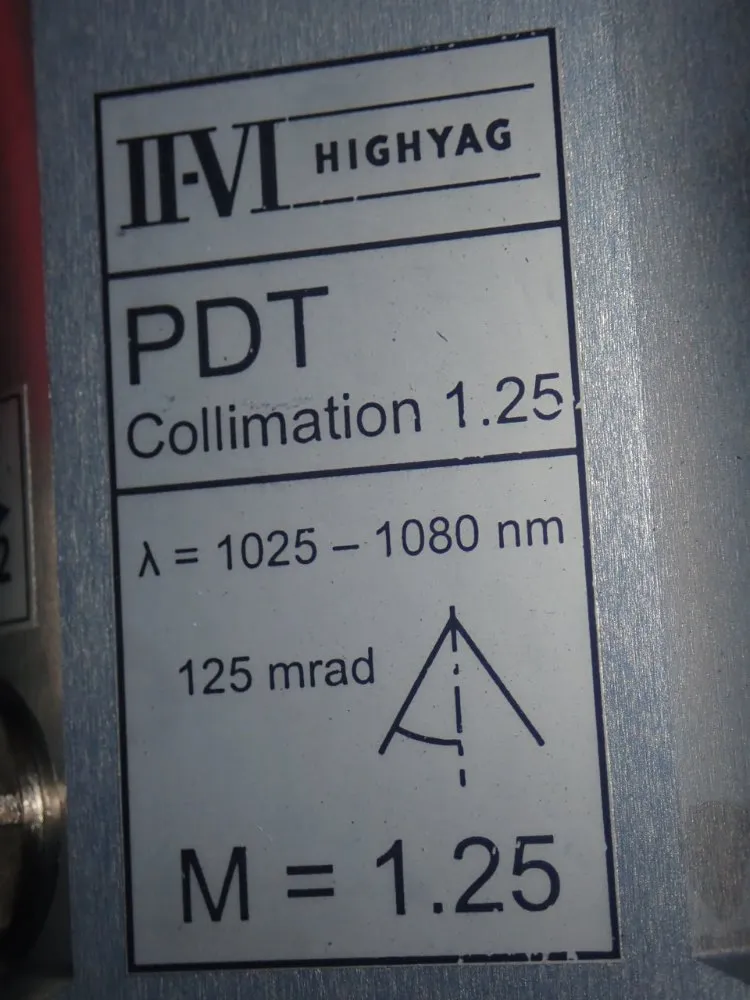 Iv-vi Highyac Laser Processing Head