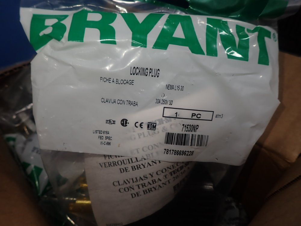 Bryant Locking Plugs