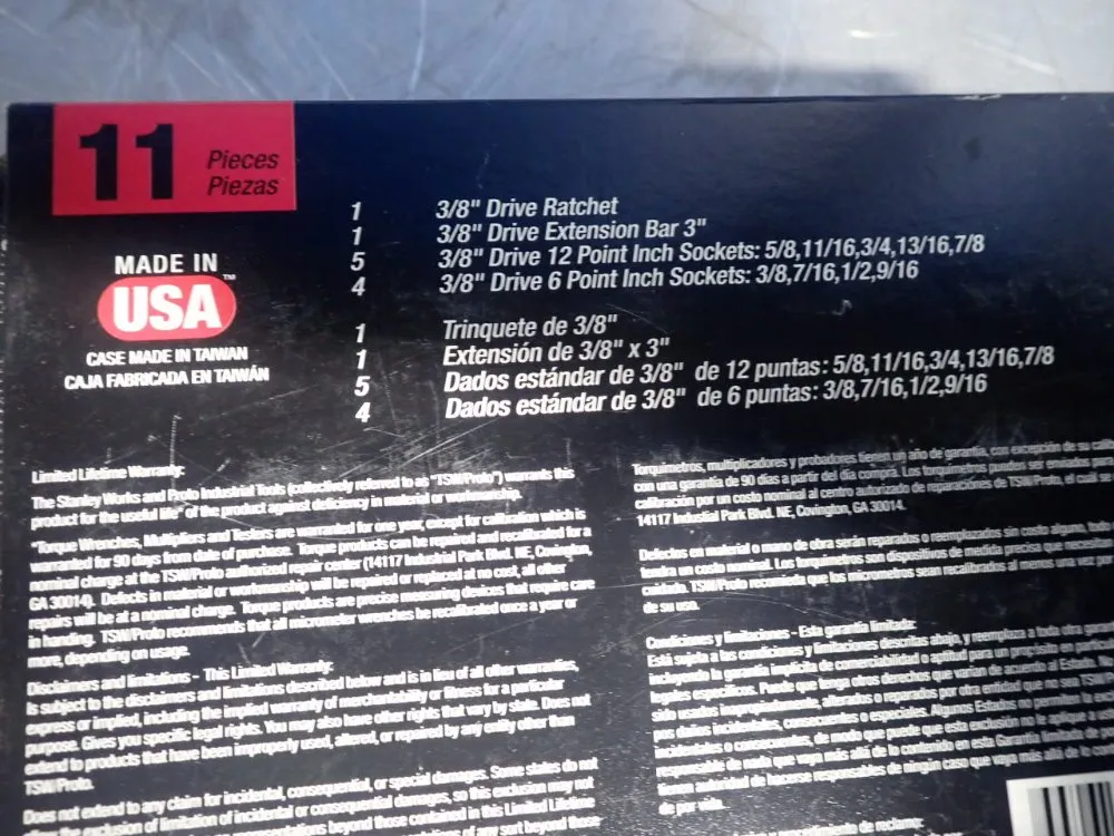 Blackhauk 3/8" Socket Set