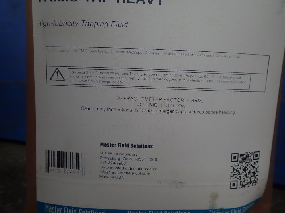 Master Fluid Tapping Fluid