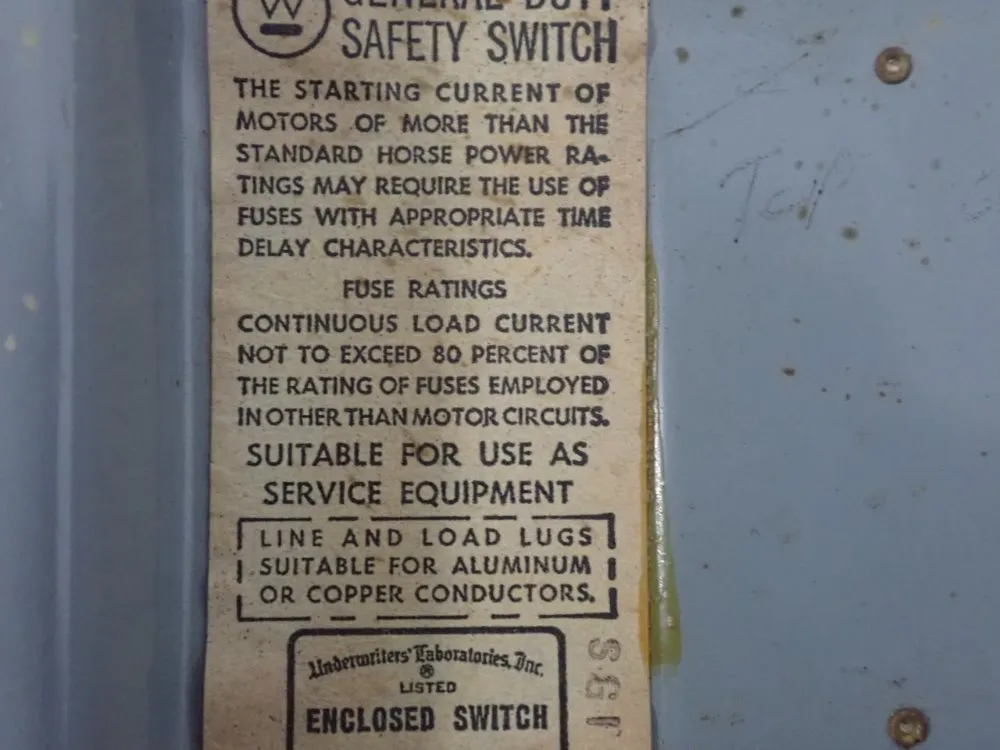 General Duty Fusible Disconnect