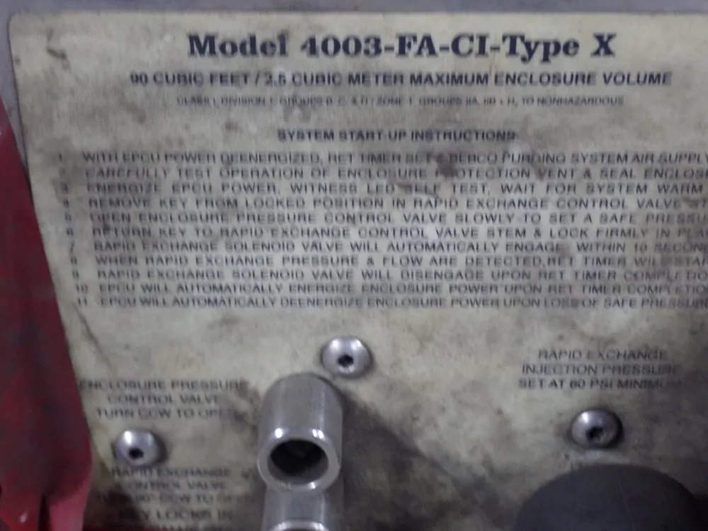 Pro-yech Hazardous Enviorment Control Panel