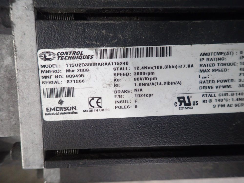 Control Tech Servo Motor